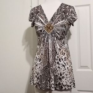 Apt 9 Rhinestone Embellished Top